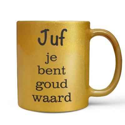 'Mok 'juf je bent goud waard'' kopen? | FOR YOU GIFTS