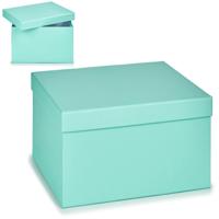 Multi-functionele Kist Karton Pastelblauw - Maat: 8,5 x 5 x 12,5 cm
