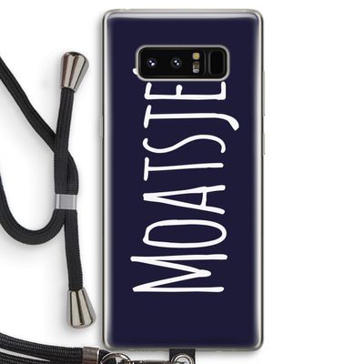 Moatsje!: Samsung Galaxy Note 8 Transparant Hoesje met koord