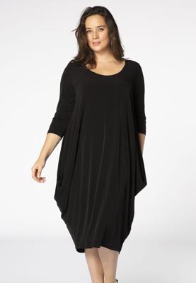 Yoek Jurk ballon | Zwart | Maat 42/44
