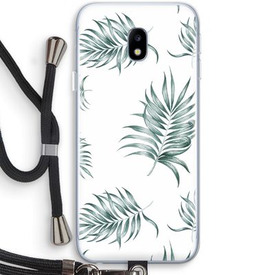 Simple leaves: Samsung Galaxy J3 (2017) Transparant Hoesje met koord