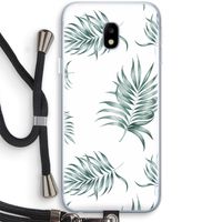 Simple leaves: Samsung Galaxy J3 (2017) Transparant Hoesje met koord