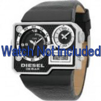 Horlogeband Diesel DZ7101 Leder Zwart 39mm