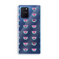 Smiley watermeloenprint: Samsung Galaxy Note 10 Lite Transparant Hoesje Smiley watermeloenprint: Samsung Galaxy Note 10 Lite Transparant Hoesje