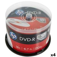 DVD-R HP 4,7 GB 16x 50 Onderdelen (4 Stuks)