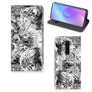 Mobiel BookCase Xiaomi Redmi K20 Pro Skulls Angel