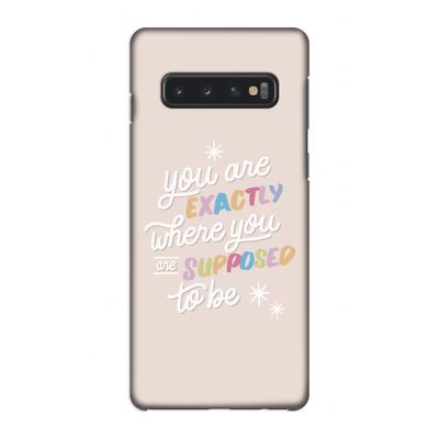 Right Place: Samsung Galaxy S10 4G Volledig Geprint Hoesje