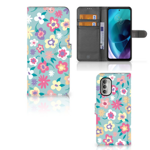 Motorola Moto G51 5G Hoesje Flower Power