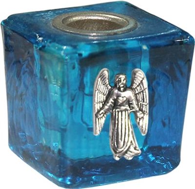 Kaarshouder Mini Kubusvorm Turquoise - Camael