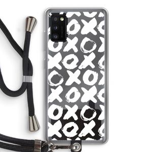 XOXO: Samsung Galaxy A41 Transparant Hoesje met koord