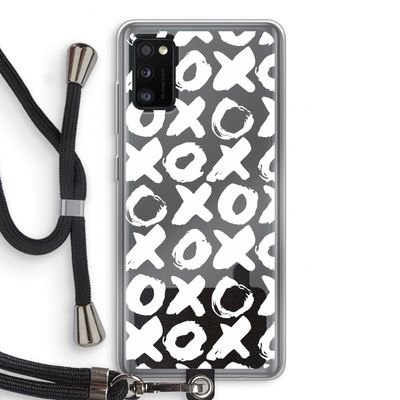 XOXO: Samsung Galaxy A41 Transparant Hoesje met koord