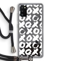 XOXO: Samsung Galaxy A41 Transparant Hoesje met koord