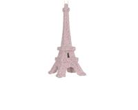 Kersthanger eiffeltoren 14,5 cm roze