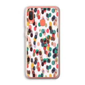 Tropical Dots: Samsung Galaxy A20e Transparant Hoesje