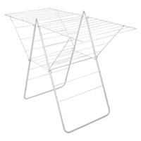 Metaltex rotterdam droogrek 25 m drooglijn 134x58x98 cm wit