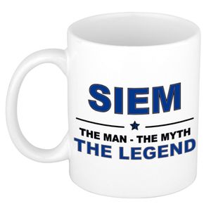 Siem The man, The myth the legend cadeau koffie mok / thee beker 300 ml