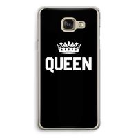 Queen zwart: Samsung Galaxy A5 (2016) Transparant Hoesje