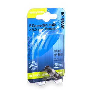 Scanpart Antenne Adapter F-Connector(M)-9.5mm(F)