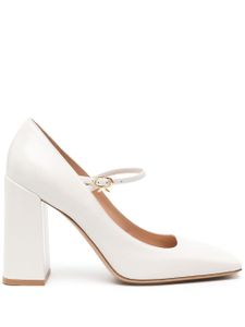 Gianvito Rossi escarpins en cuir à boucle 95 mm - Blanc