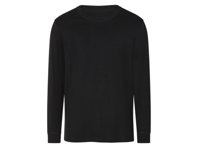 esmara Men Heren shirt met lange mouwen (Zwart, L)