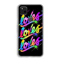 Loves: Google Pixel 4a Transparant Hoesje
