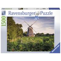 Puzzel ravensburger windmolen aan oostzee 1500st