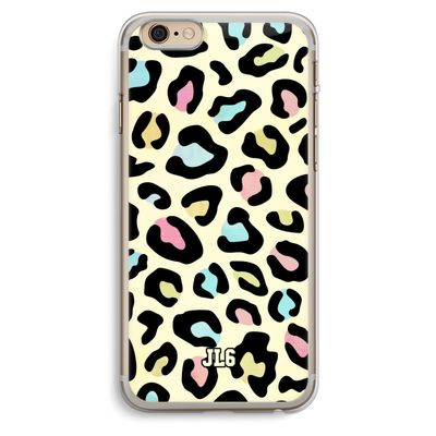 Leopard pattern: iPhone 6 Plus / 6S Plus Transparant Hoesje