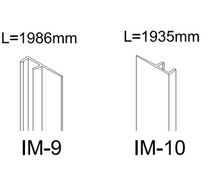 Sub Free Soft waterdichte strip 198,6 cm (ev9-10), transparant