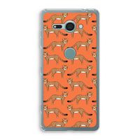 Cheetah: Sony Xperia XZ2 Compact Transparant Hoesje
