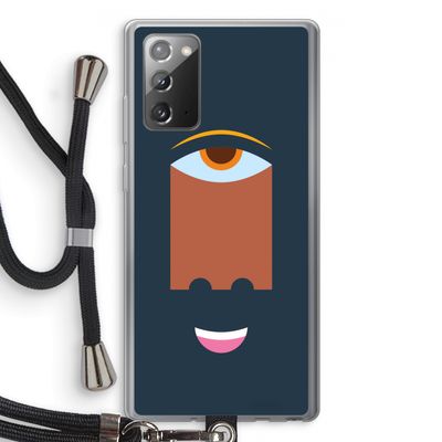 Mono M: Samsung Galaxy Note 20 / Note 20 5G Transparant Hoesje met koord