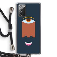 Mono M: Samsung Galaxy Note 20 / Note 20 5G Transparant Hoesje met koord