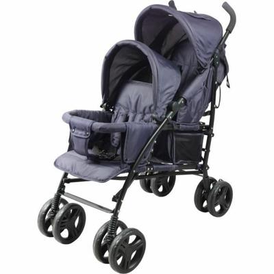 Kinderwagen Bambisol Double Cane Marineblauw