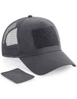 Beechfield CB641 Removable Patch Snapback Trucker - Graphite Grey - One Size - thumbnail