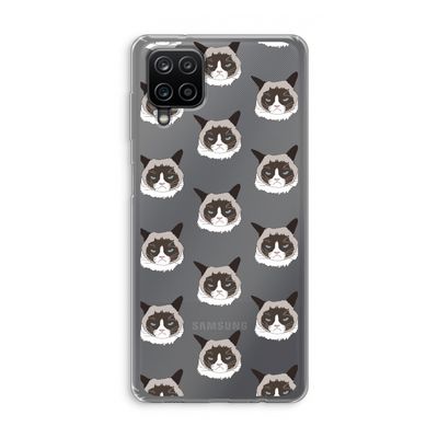 It's a Purrr Case: Samsung Galaxy A12 Transparant Hoesje