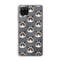 It's a Purrr Case: Samsung Galaxy A12 Transparant Hoesje