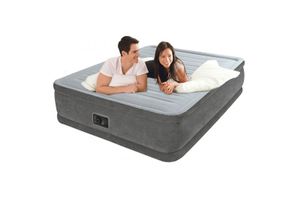 Intex Comfort Plush Hoog luchtbed - Queensize - Ingebouwde elektrische pomp