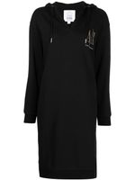 Armani Exchange robe-sweat à logo - Noir