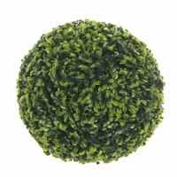 Buxus bol Theeblad groen D27 cm kunstplant UV-bestendig - thumbnail