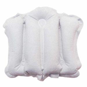 Opblaasbaar badkussen | PVC badkussen met badstofvoering | 51 X 38 x 5 cm | PR45982