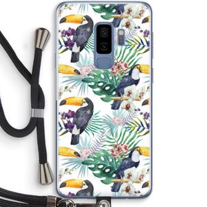 Tukans: Samsung Galaxy S9 Plus Transparant Hoesje met koord