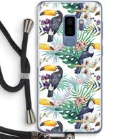 Tukans: Samsung Galaxy S9 Plus Transparant Hoesje met koord