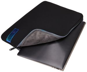 Case Logic Reflect REFPC-114 Black/Gray/Oil notebooktas 35,6 cm (14") Opbergmap/sleeve Zwart