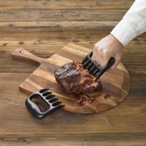 Rösle Barbecue - BBQ Accessoire Vorken Pulled Pork Set met 2 Stuks - Roestvast Staal - Zwart