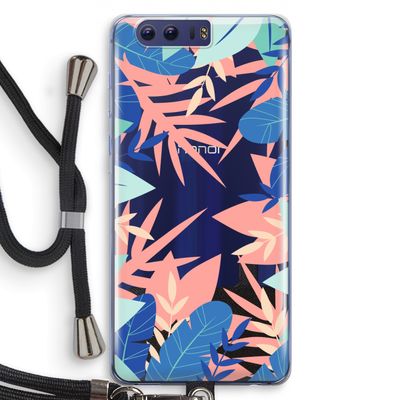 Tropisch: Honor 9 Transparant Hoesje met koord