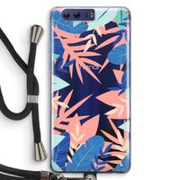 Tropisch: Honor 9 Transparant Hoesje met koord