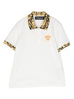 Versace Kids polo Barocco Baby - Blanc - thumbnail