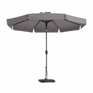 Madison Parasol Flores Luxe rond 300 cm taupe
