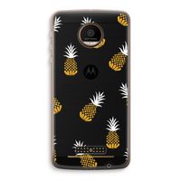 Ananasjes: Motorola Moto Z Force Transparant Hoesje