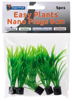 Superfish Easy Plants Nano Plug 8cm - Set van 5 Levendige Aquariumplanten, Onderhoudsvriendelijk