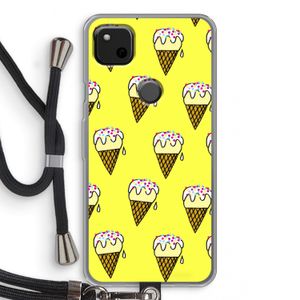 Isjes: Pixel 4a Transparant Hoesje met koord